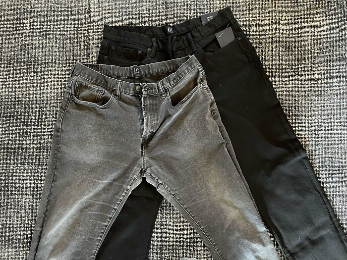 4-Year-Old vs. New Black Jeans