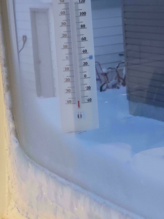 My Thermometer Has Bottomed Out. Actual Temperature Is -44c