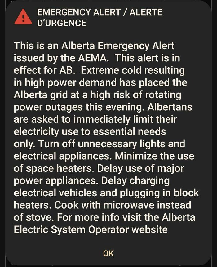 Emergency Power Alert