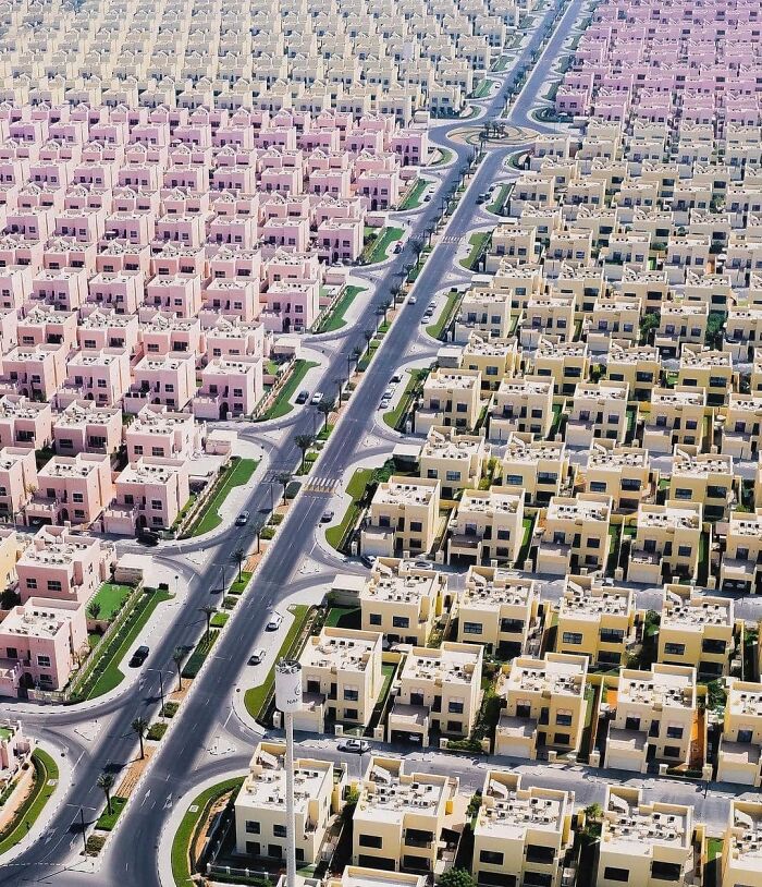 Photo Of A Residential Subdivision In Dubai, United Arab Emirates