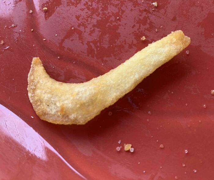My French Fry Looks Like The Nike Symbol