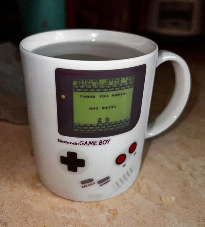 Level Up Game Night With A Nintendo Game Boy Heat Change Mug That Nods To Retro Gaming - Perfect For The Coffee-Loving Gamer In Life!