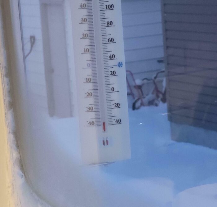 My Thermometer Has Bottomed Out. Actual Temperature Is -44°C