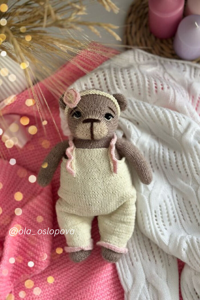 My Little Teddy Bear Knitting Pattern (6 Pics)