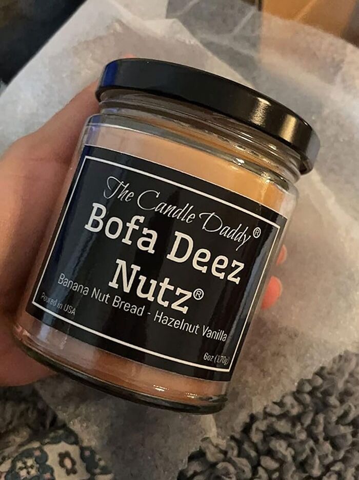 Surprise Them With A Giggle-Inducing 'Deez Nutz' Candle; It's More Than Just A Funny Gift, It's Also A Stress-Relieving Aroma For Those Chill Evenings In!