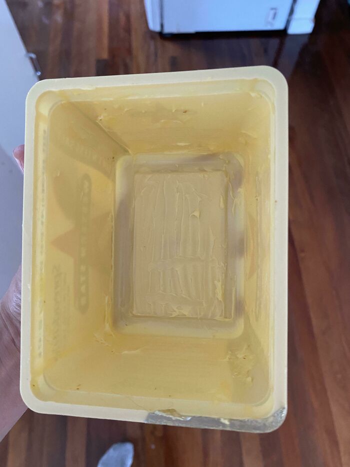 Husband Put This Butter Container Back In The Refrigerator
