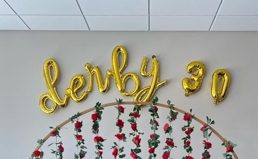 Ditch The Plain Old Banners; It's Time For Your Galentine's Day Bash To Speak Volumes With Cursive Script Letter Balloons
