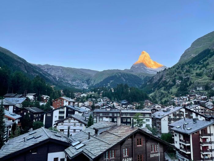 Glowing Matterhorn, Switzerland