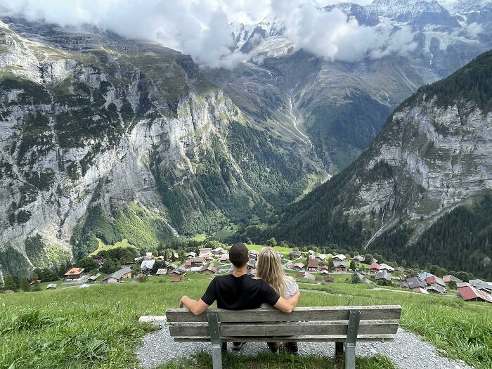 My Wife And I Are In Murren, Switzerland. One Of The Most Stunning Mountain Ranges I’ve Ever Visited