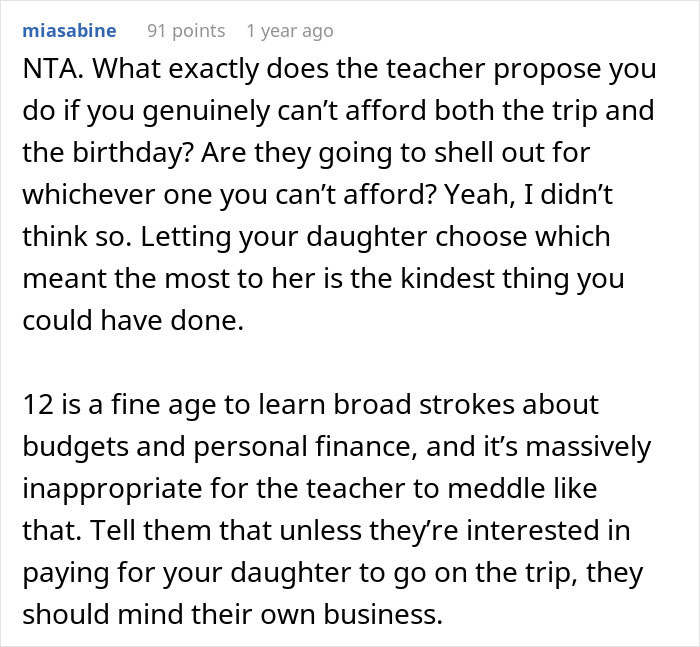 Mom Explains Family's Financial Problems To 12-Year-Old, Gets Criticized By Her Teacher