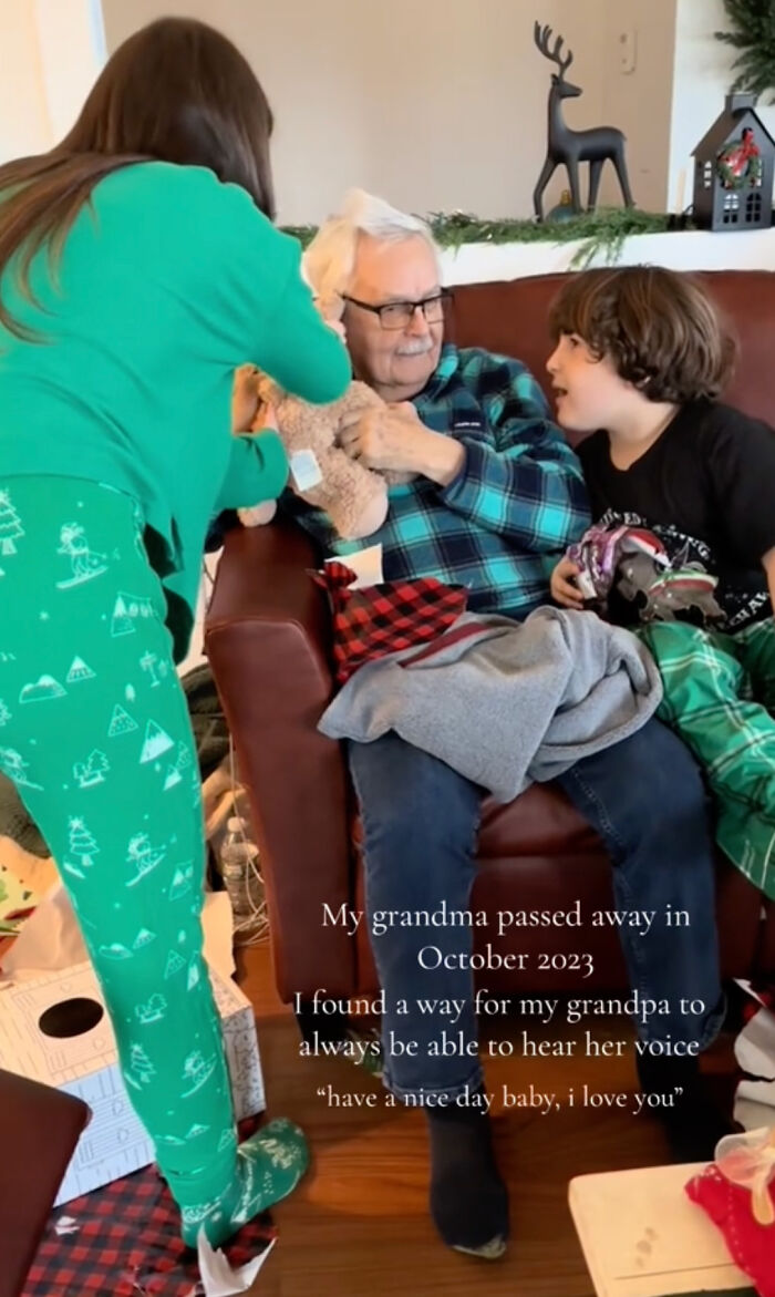 Grandpa Hears His Wife Of 66 Years' Voice Through A Very Special Talking Teddy Grandpa Hears His Wife Of 66 Years' Voice Through A Very Special Talking Teddy
