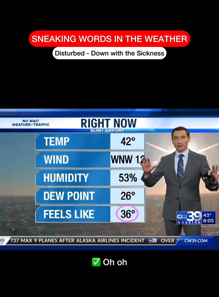 Challenge Accepted: Metal Band's Lyrics Get Snuck On Weather News Report By Meteorologist