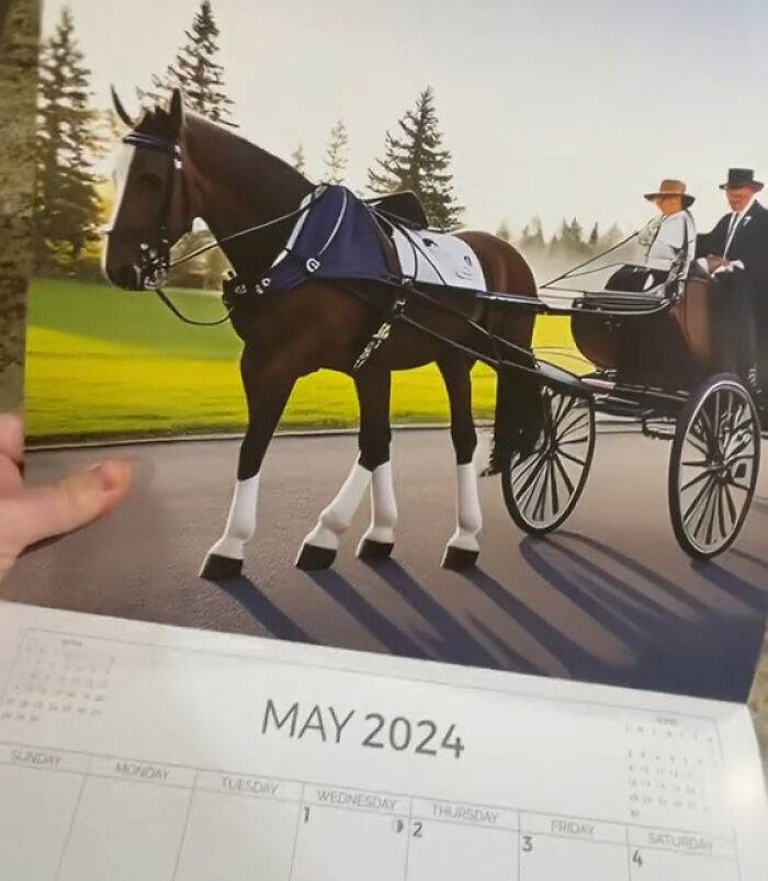 Woman Thinks She Bought A Simple Horse Calendar, Starts Noticing Odd Things Pop Up Woman Thinks She Bought A Simple Horse Calendar, Starts Noticing Odd Things Pop Up
