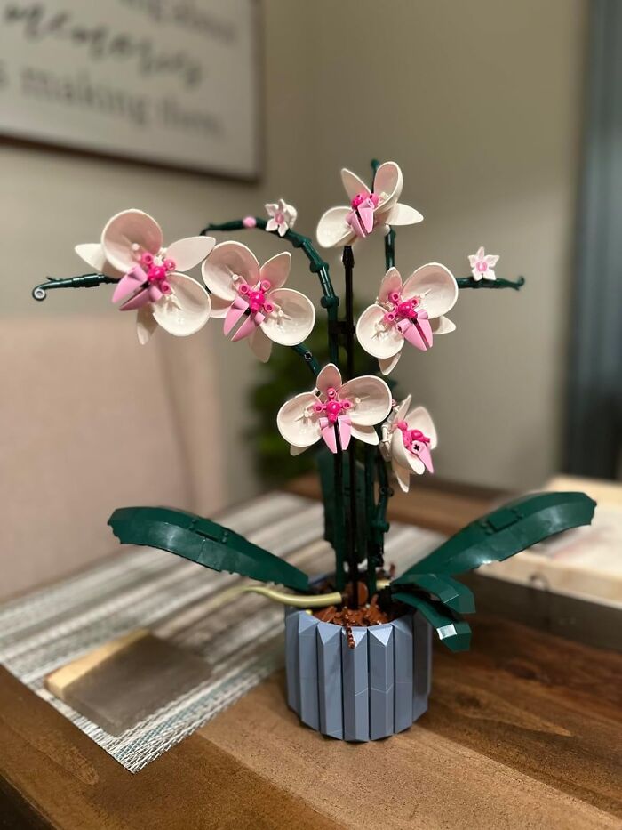 Revive The Playdates Of The Past And Gift Your Plant-Loving Galentine A LEGO Icons Orchid Artificial Plant