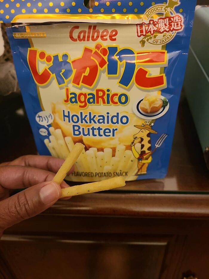 Everything's Better With Butter, Right? Calbee Jagariko Hokkaido Butter Potato Snack Turns Snack O’clock Into A Creamy, Dreamy Escape.