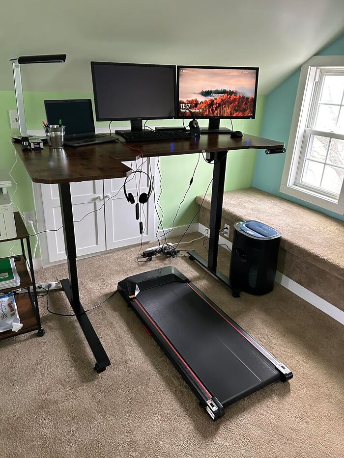 Transform Your Desk Into A Workout Hotspot With The Sperax Walking Pad. Prep For That Presentation Or Binge That Series
