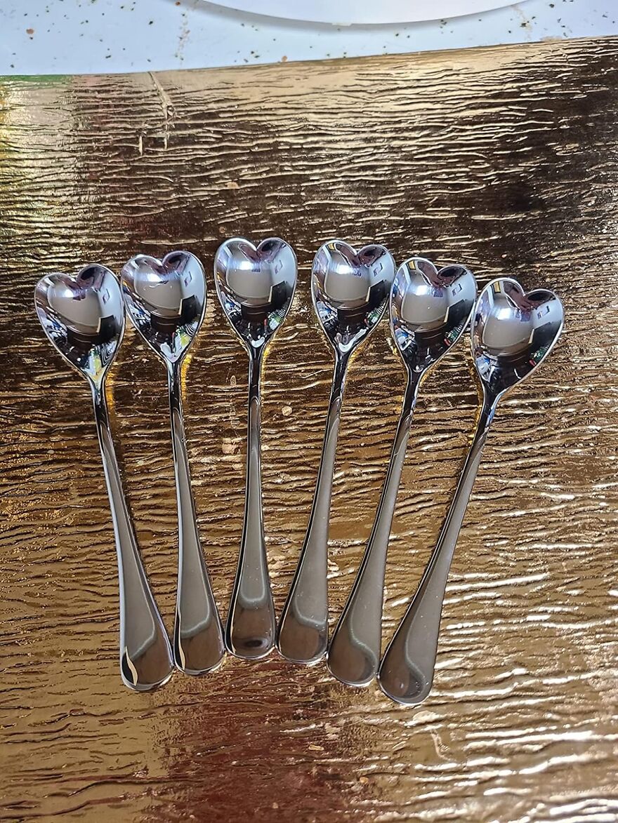 Serve Up Your Favorite Treats Or Stir The Perfect Cuppa With These Heart Shaped Spoons And Watch Your Bffs 'Fall' For Your Hosting Skills