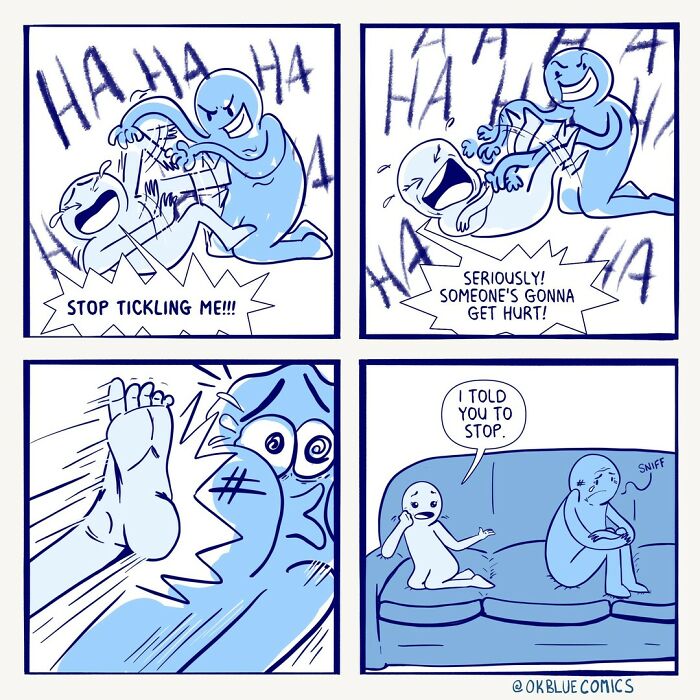 Absurd Comics Full Of Quirks By Ok Blue Comics Which Will Surely Giggles You