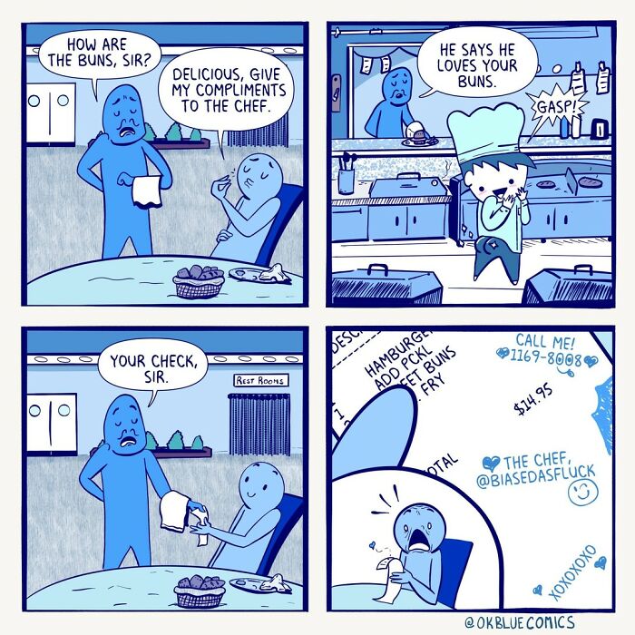 Absurd Comics Full Of Quirks By Ok Blue Comics Which Will Surely Giggles You