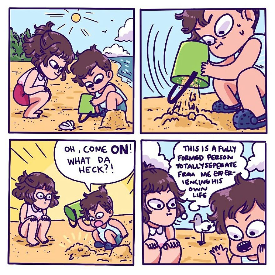 An Artist Beautifully Shows The Wonders Of Fatherhood And Family