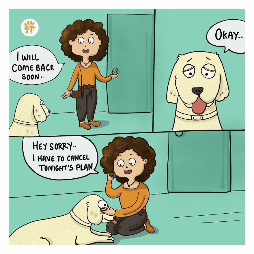 Artist Creates Comics That Explore The Unique Bond Between Humans And Their Furry Companions