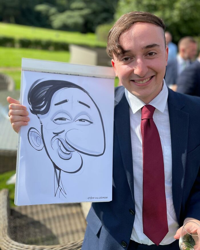Artist Surprises People With His Caricatures, Showing Their Real Faces In A Funny Way