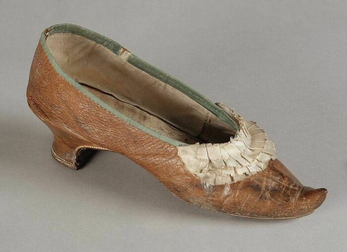 The Shoe That Marie Antoinette Lost When She Tripped Going Up The Steps To The Guillotine On The Morning Of Her Execution, 16 October 1793