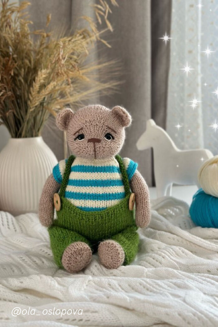Teddy Bear Knitting Pattern For Your Kids!
