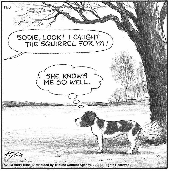 Funny New One-Panel Comics From New York Cartoonist Harry Bliss