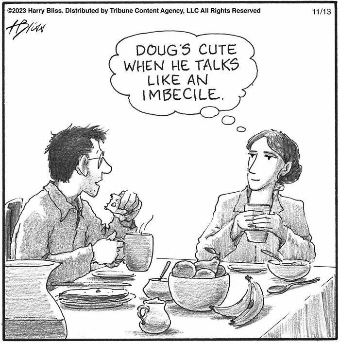 Funny New One-Panel Comics From New York Cartoonist Harry Bliss