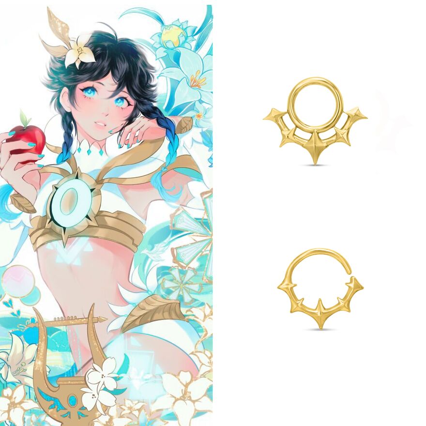 Genshin Impact-Inspired Designer Jewelry Pieces Part 1 Genshin Impact-Inspired Designer Jewelry Pieces Part 1