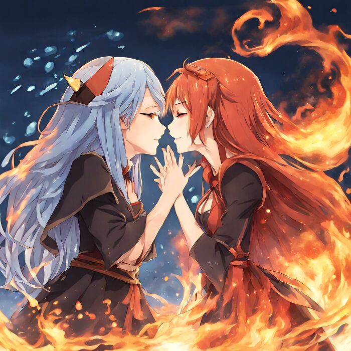 Lesbian Witches Kissing. Cute, But What In The Fuck Are Those Hands?