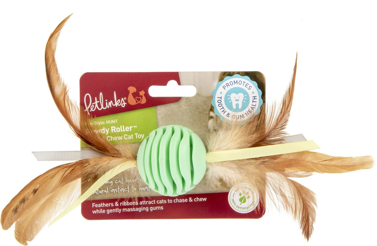 Petlinks Rowdy Roller Dental Chew Ball Petlinks Rowdy Roller Dental Chew Ball