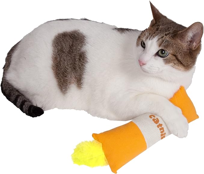 Rectangular Duffle Crinkle Plush Faux Fur Teaser Catnip Kitty Cat Toy Rectangular Duffle Crinkle Plush Faux Fur Teaser Catnip Kitty Cat Toy