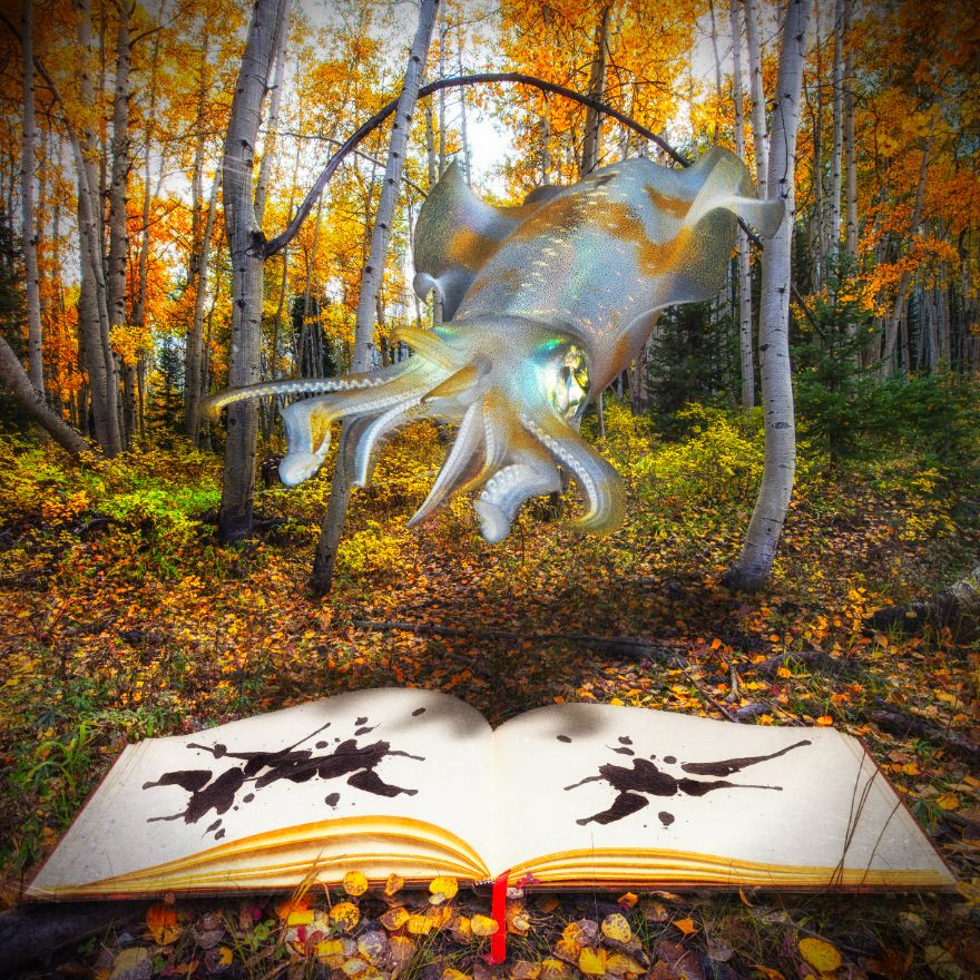 3rd Place In Underwater Digital Art: "Fall Writter" By Conor Culver