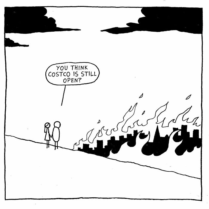Dark Humor Comic By Hugleikur Dagsson