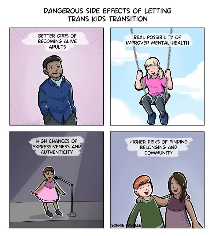 Comic About Trans And Queer People By Sophie Labelle