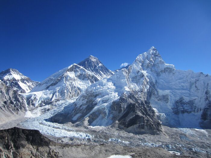 Snowy Mount Everest