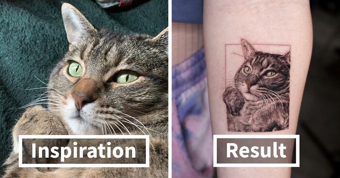 30 Astonishingly Realistic Pet Tattoos By Yeono