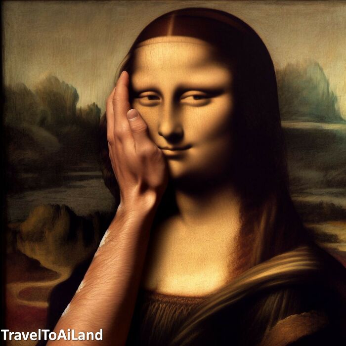 Mona Lisa: Moments After The Doodle (9 Pics)