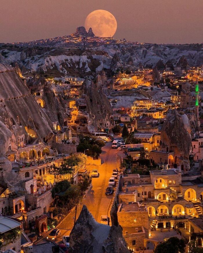 This Amazing View In Cappadocia, Turkey