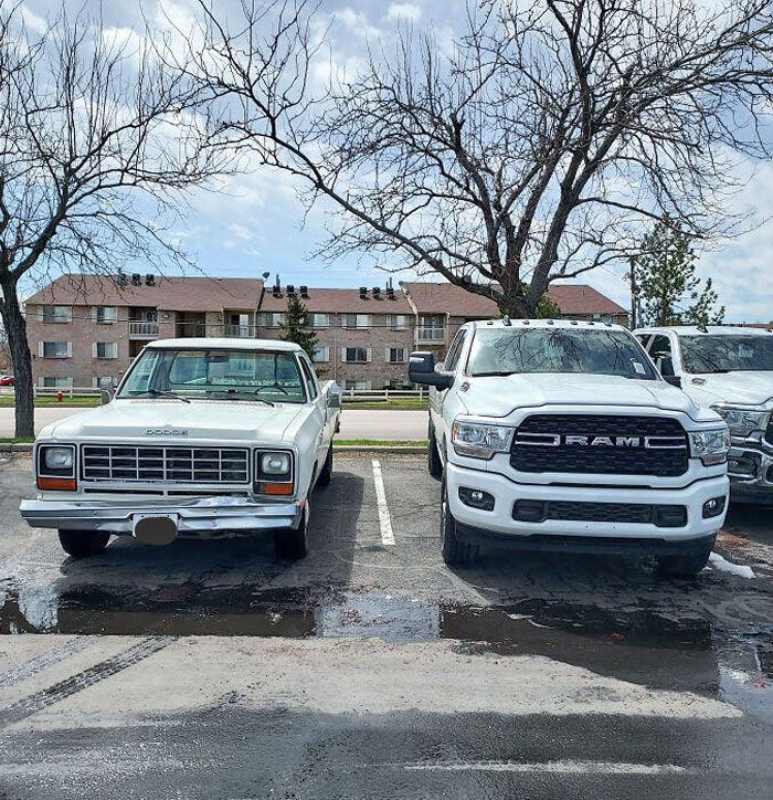 What A 38-Year Difference Looks Like Between The Dodge 3500