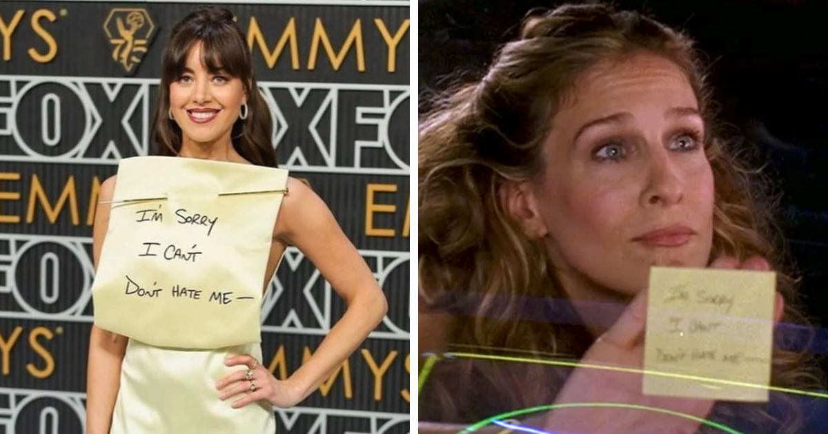 Aubrey Plaza Stole The Emmys With A Unique Dress, And People Couldn't Help But Meme About It - Vimarsana News
