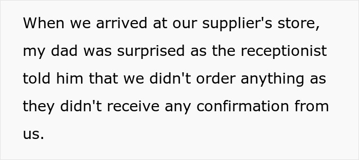 Dad Refuses To Wait 30 Seconds For Son To Confirm An Order, Has To Wait For More Than Hour After