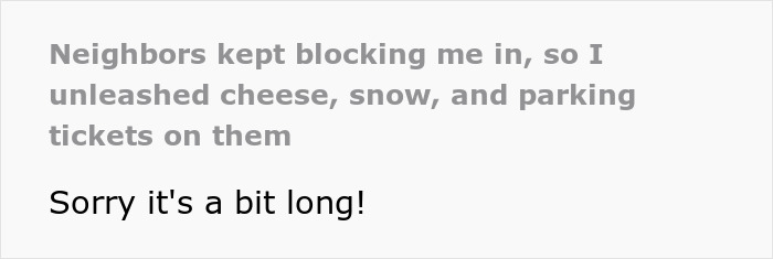 Woman Can’t Stand Neighbors Blocking The Garages, Comes Up With Unique Ways To Make Them Stop Woman Can’t Stand Neighbors Blocking The Garages, Comes Up With Unique Ways To Make Them Stop