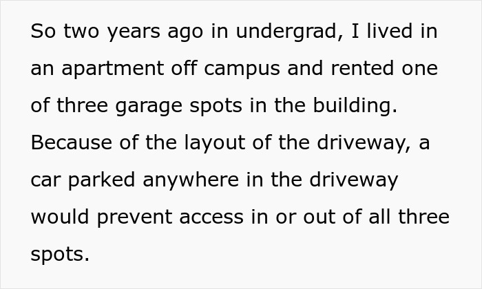 Woman Can’t Stand Neighbors Blocking The Garages, Comes Up With Unique Ways To Make Them Stop