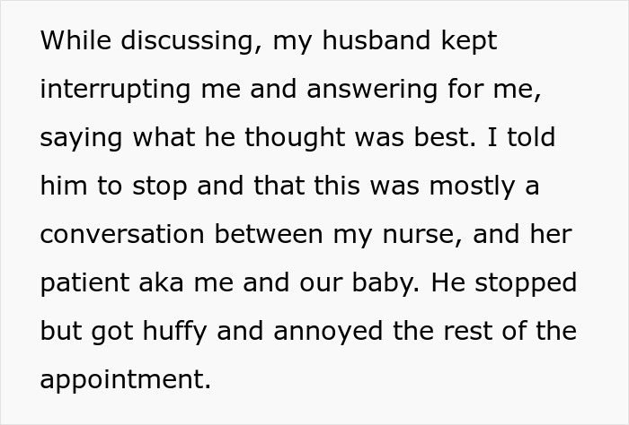 Man Gets Mad When Wife Says Only She’s Behind The Choices On Their Baby’s Birth, As It’s Her Body Man Gets Mad When Wife Says Only She’s Behind The Choices On Their Baby’s Birth, As It’s Her Body