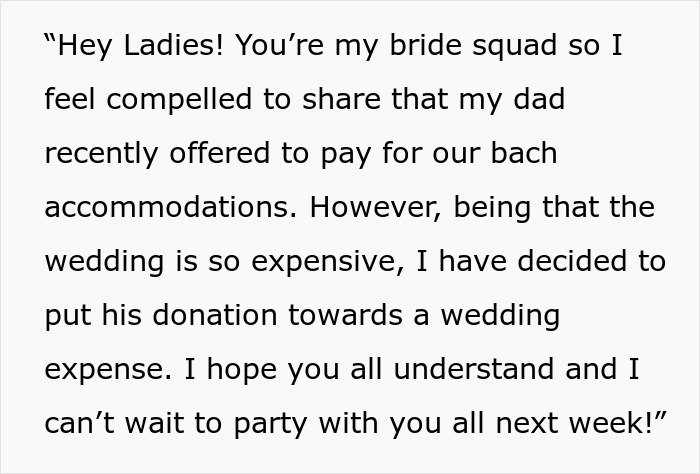 Bridesmaid Finds Out Bride Pocketed $7k From Bridal Party, Exposes Her In A Group Chat Bridesmaid Finds Out Bride Pocketed $7k From Bridal Party, Exposes Her In A Group Chat