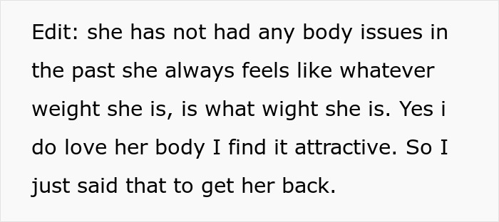 Husband Tells Wife To Stop Body-Shaming Him Or He Will Do The Same To Her, She's Left In Tears Husband Tells Wife To Stop Body-Shaming Him Or He Will Do The Same To Her, She's Left In Tears