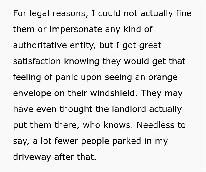 Woman Can’t Stand Neighbors Blocking The Garages, Comes Up With Unique Ways To Make Them Stop Woman Can’t Stand Neighbors Blocking The Garages, Comes Up With Unique Ways To Make Them Stop